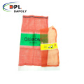 Dapoly 50*80 violet pp tubular leno mesh bag in 100% virgin material fruit tubular pp leno mesh bag